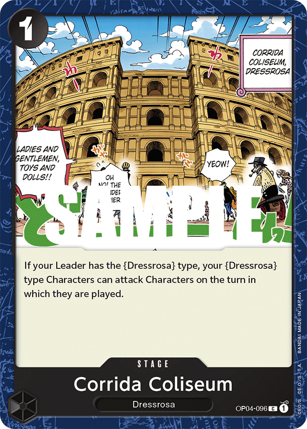 One Piece Card Game: Corrida Coliseum - EN - OP04-096 (Kingdoms of Intrigue, C)