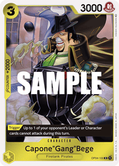 One Piece Card Game: Capone"Gang"Bege - EN - OP04-100 (Kingdoms of Intrigue, R)