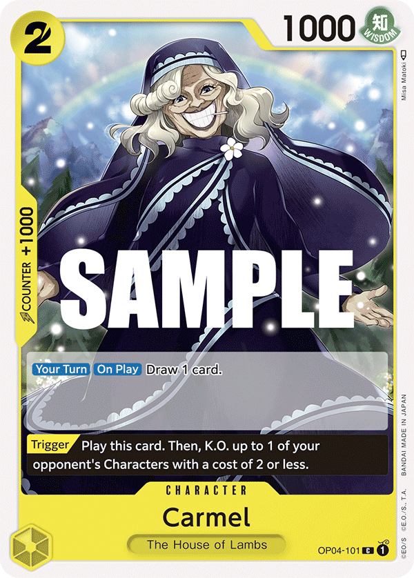 One Piece Card Game: Carmel - EN - OP04-101 (Kingdoms of Intrigue, C)