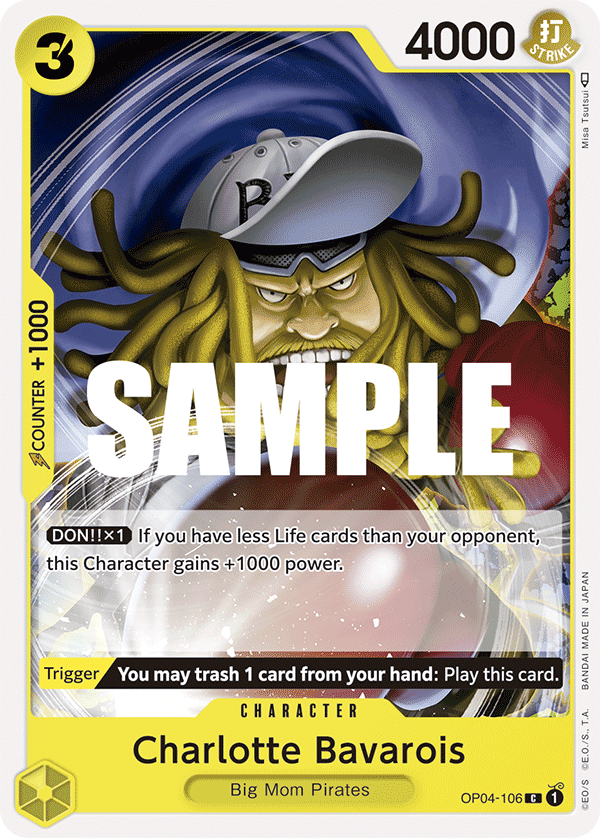 One Piece Card Game: Charlotte Bavarois - EN - OP04-106 (Kingdoms of Intrigue, C)