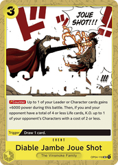 One Piece Card Game: Diable Jambe Joue Shot - EN - OP04-116 (Kingdoms of Intrigue, UC)