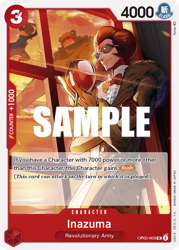One Piece Card Game: Inazuma - EN - OP05-003 (Awakening of The New Era, UC)