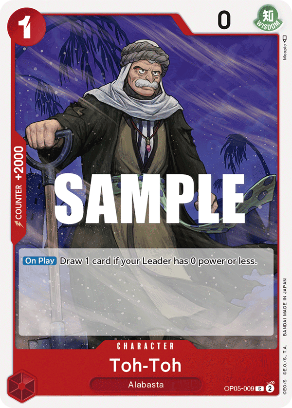 One Piece Card Game: Toh-Toh - EN - OP05-009 (Awakening of The New Era, C)