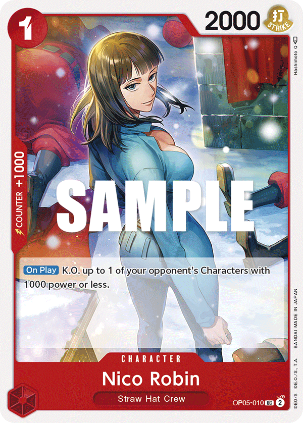 One Piece Card Game: Nico Robin - EN - OP05-010 (Awakening of The New Era, UC)