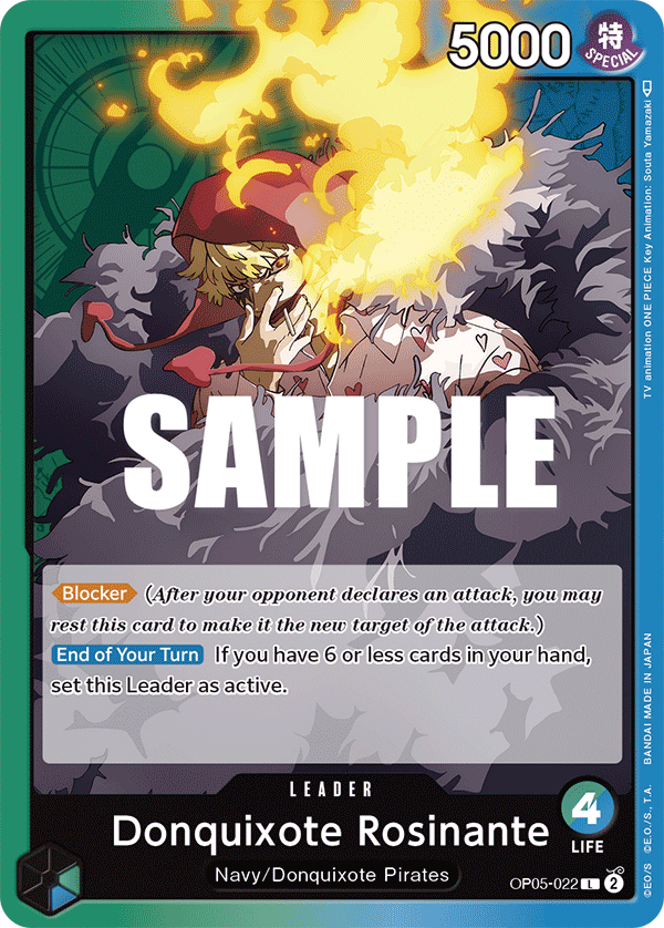 One Piece Card Game: Donquixote Rosinante - EN - OP05-022 (Awakening of The New Era, L)
