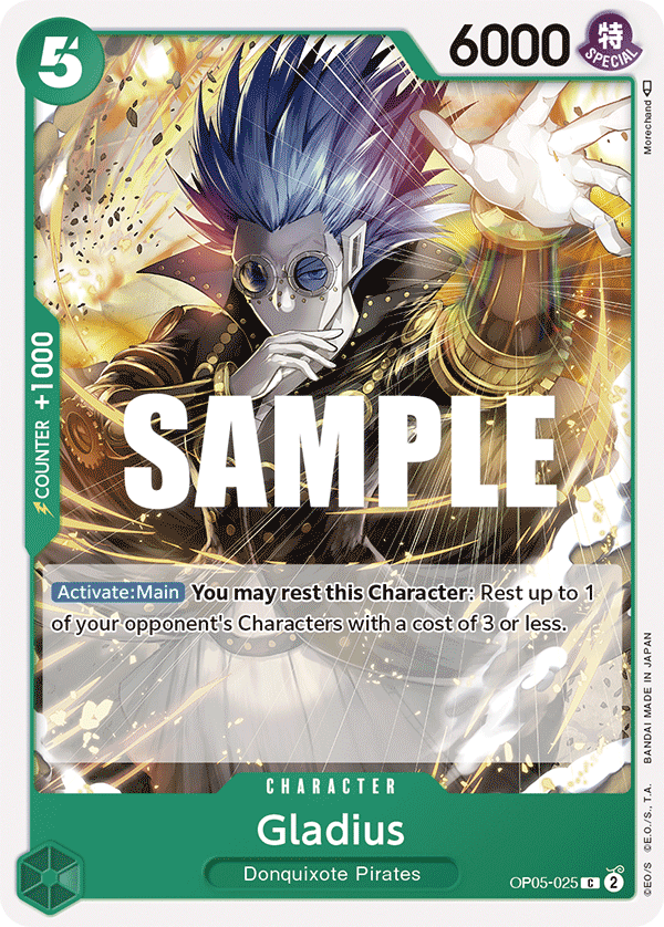 One Piece Card Game: Gladius - EN - OP05-025 (Awakening of The New Era, C)