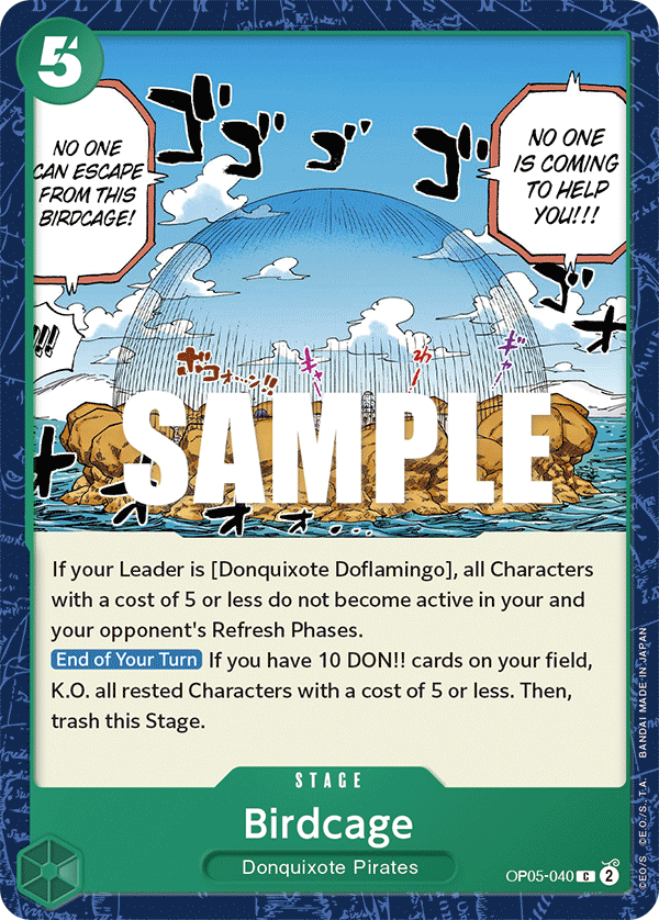 One Piece Card Game: Birdcage - EN - OP05-040 (Awakening of The New Era, C)