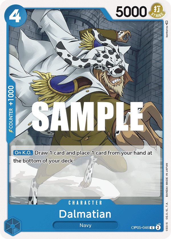 One Piece Card Game: Dalmatian - EN - OP05-046 (Awakening of The New Era, C)