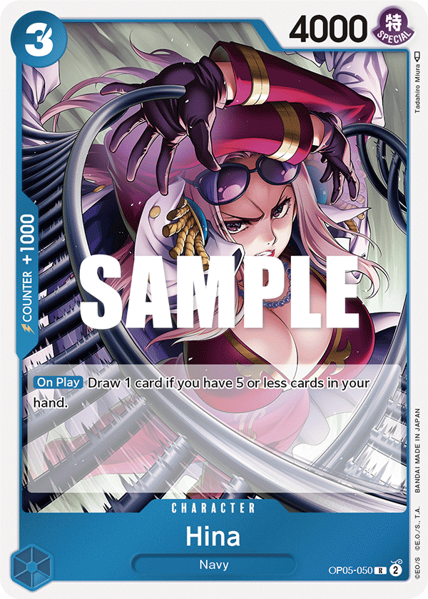 One Piece Card Game: Hina - EN - OP05-050 (Awakening of The New Era, R)