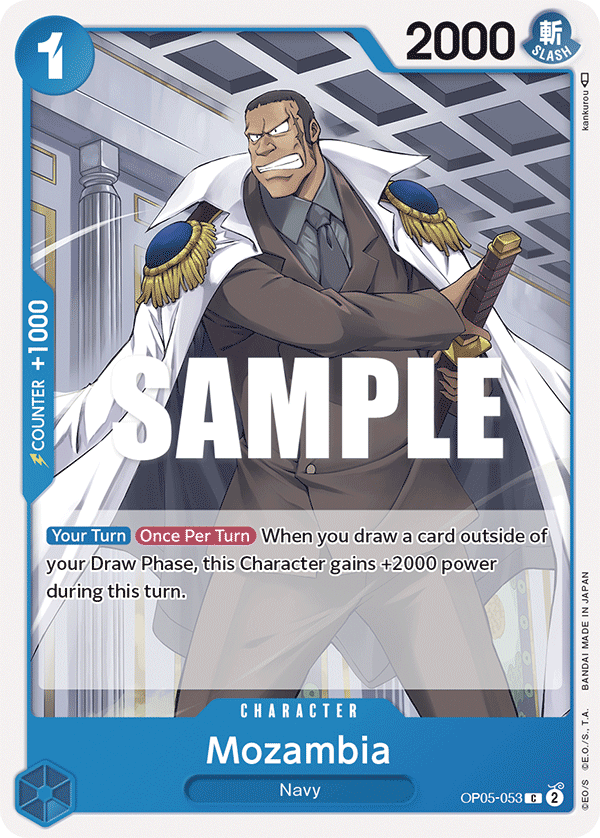 One Piece Card Game: Mozambia - EN - OP05-053 (Awakening of The New Era, C)