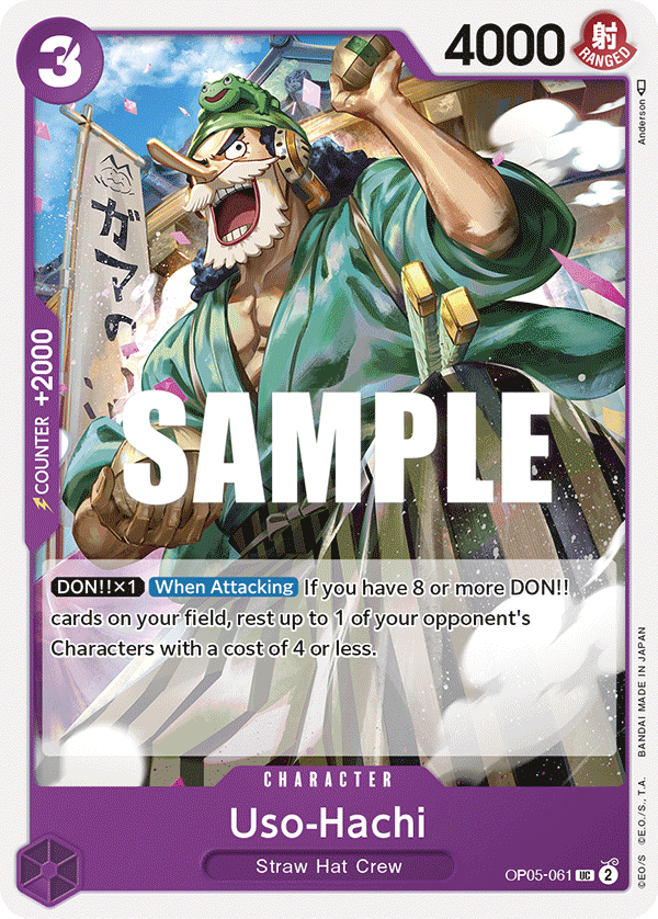 One Piece Card Game: Uso-Hachi - EN - OP05-061 (Awakening of The New Era, UC)