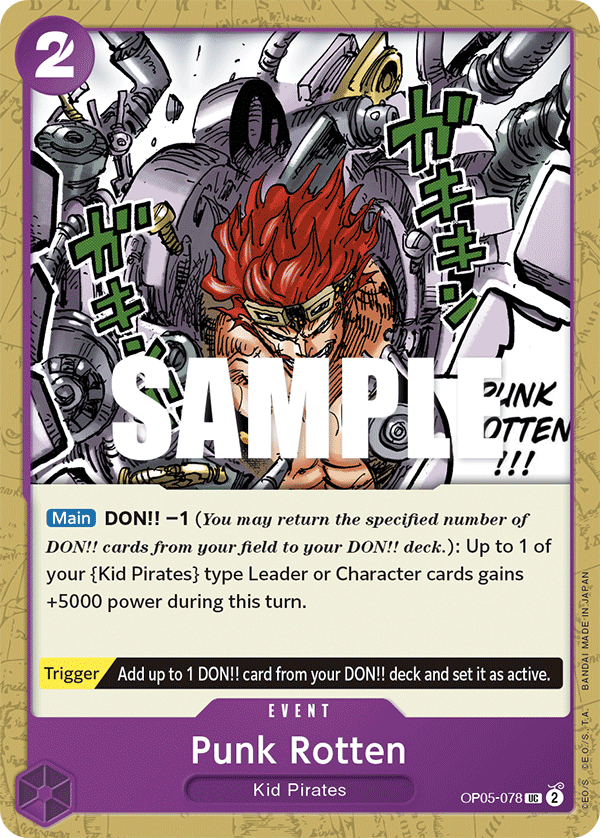 One Piece Card Game: Punk Rotten - EN - OP05-078 (Awakening of The New Era, UC)