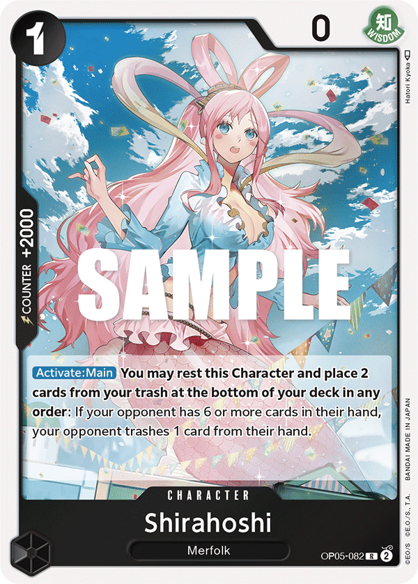 One Piece Card Game: Shirahoshi - EN - OP05-082 (Awakening of The New Era, R)