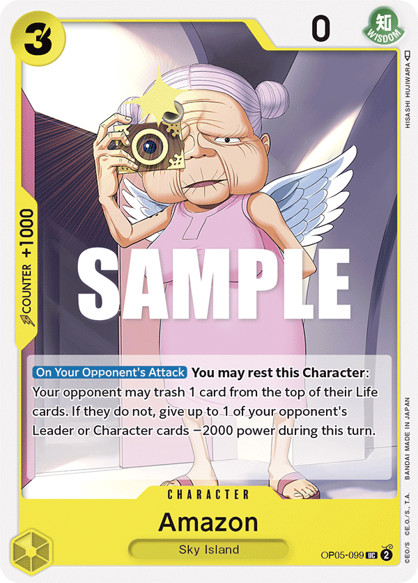 One Piece Card Game: Amazon - EN - OP05-099 (Awakening of The New Era, UC)