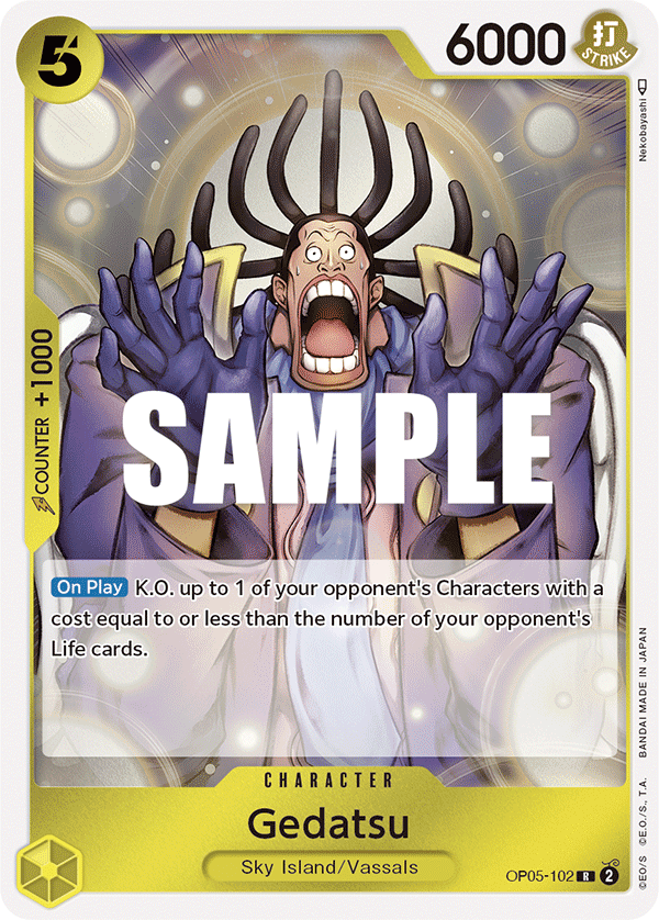 One Piece Card Game: Gedatsu - EN - OP05-102 (Awakening of The New Era, R)