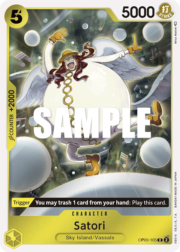 One Piece Card Game: Satori - EN - OP05-105 (Awakening of The New Era, R)