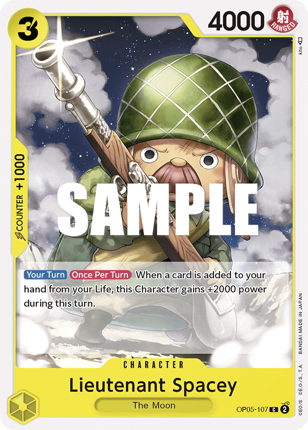 One Piece Card Game: Lieutenant Spacey - EN - OP05-107 (Awakening of The New Era, C)