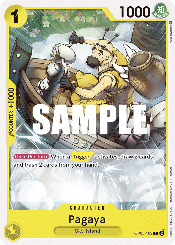 One Piece Card Game: Pagaya - EN - OP05-109 (Awakening of The New Era, C)