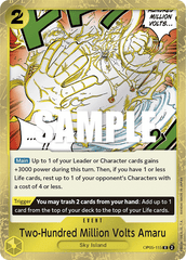 One Piece Card Game: Two-Hundred Million Volts Amaru - EN - OP05-115 (Awakening of The New Era, R)