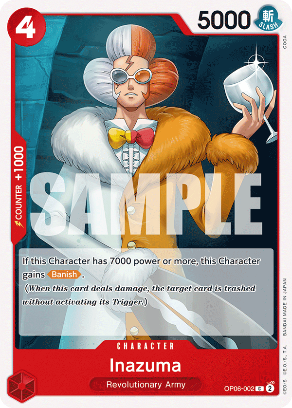 One Piece Card Game: Inazuma - EN - OP06-002 (Wings of The Captain, C)