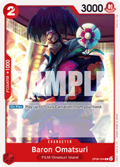 One Piece Card Game: Baron Omatsuri - EN - OP06-004 (Wings of The Captain, C)