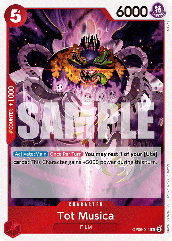 One Piece Card Game: Tot Musica - EN - OP06-011 (Wings of The Captain, R)