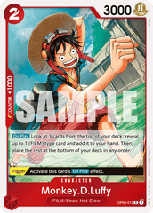 One Piece Card Game: Monkey.D.Luffy - EN - OP06-013 (Wings of The Captain, R)