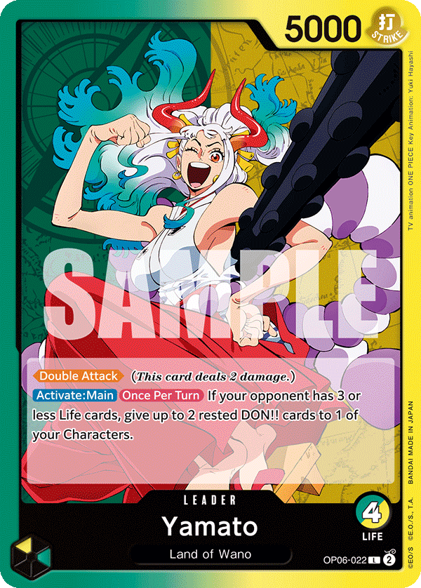 One Piece Card Game: Yamato - EN - OP06-022 (Wings of The Captain, L)