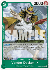 One Piece Card Game: Vander Decken IX - EN - OP06-033 (Wings of The Captain, R)