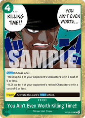 One Piece Card Game: You Ain't Even Worth Killing Time!! - EN - OP06-039 (Wings of The Captain, R)