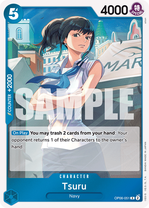 One Piece Card Game: Tsuru - EN - OP06-051 (Wings of The Captain, R)