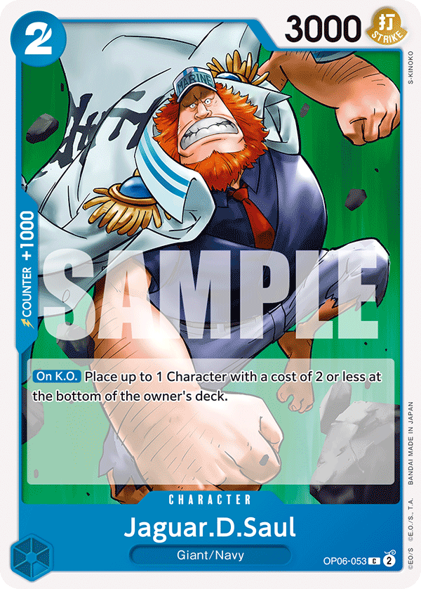 One Piece Card Game: Jaguar.D.Saul - EN - OP06-053 (Wings of The Captain, C)