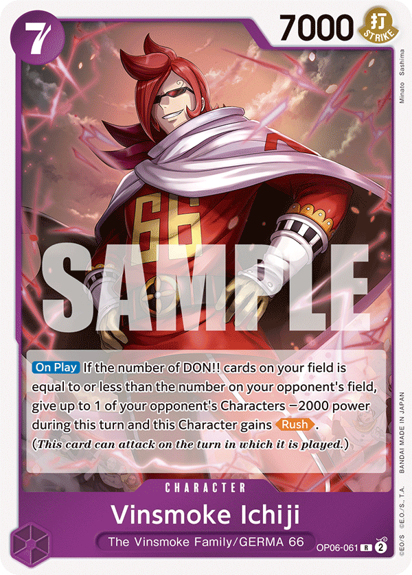 One Piece Card Game: Vinsmoke Ichiji - EN - OP06-061 (Wings of The Captain, R)