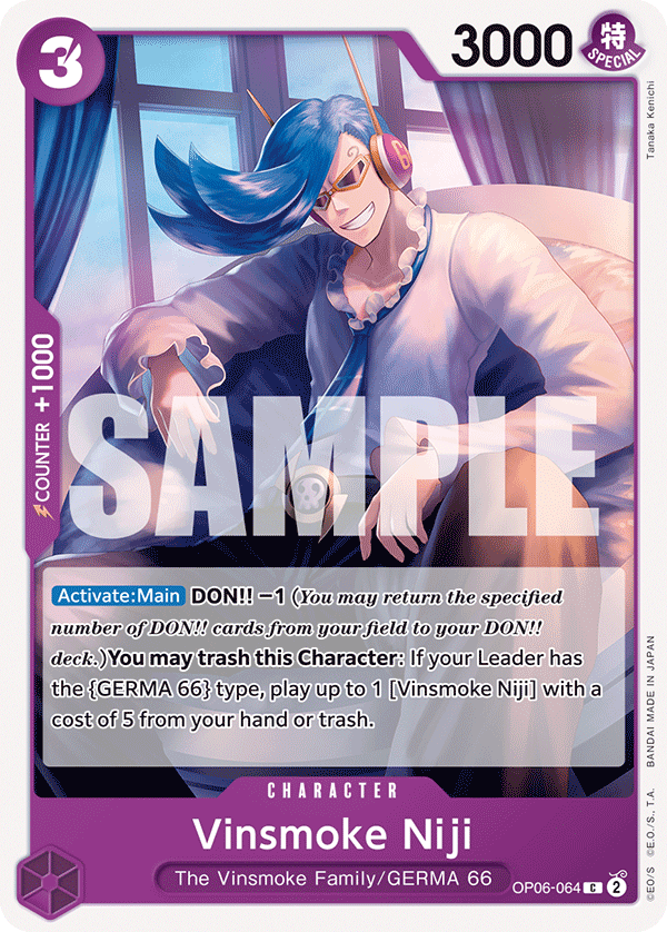 One Piece Card Game: Vinsmoke Niji - EN - OP06-064 (Wings of The Captain, C)