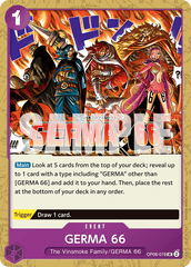 One Piece Card Game: GERMA 66 - EN - OP06-078 (Wings of The Captain, UC)