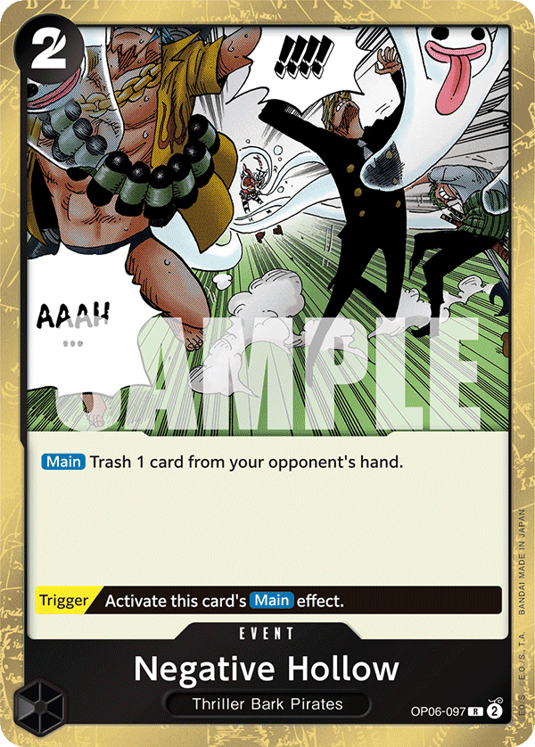 One Piece Card Game: Negative Hollow - EN - OP06-097 (Wings of The Captain, R)