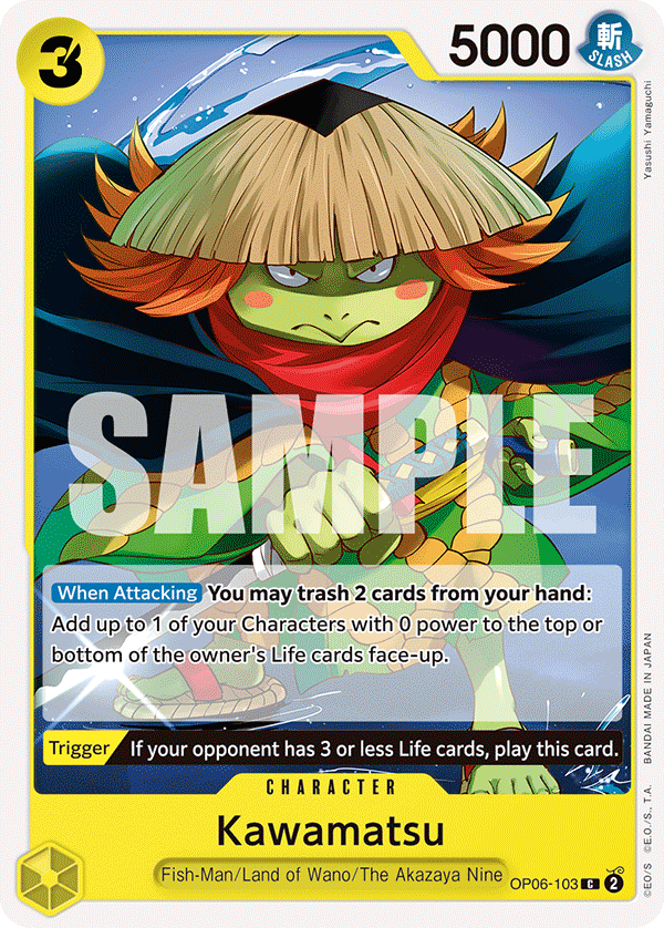 One Piece Card Game: Kawamatsu - EN - OP06-103 (Wings of The Captain, C)