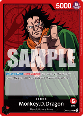 One Piece Card Game: Monkey.D.Dragon - EN - OP07-001 (500 Years in The Future, L)