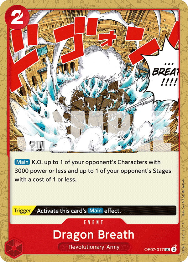 One Piece Card Game: Dragon Breath - EN - OP07-017 (500 Years in The Future, UC)