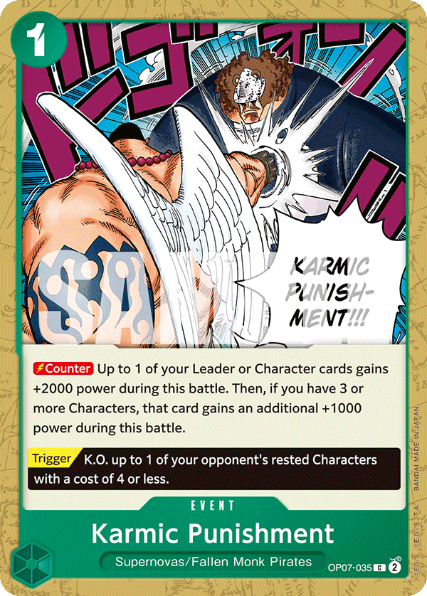 One Piece Card Game: Karmic Punishment - EN - OP07-035 (500 Years in The Future, C)
