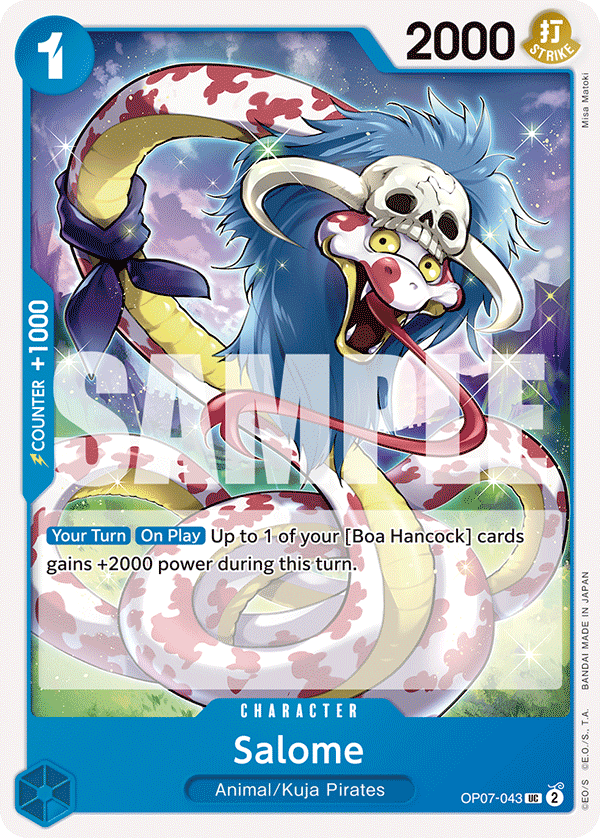 One Piece Card Game: Salome - EN - OP07-043 (500 Years in The Future, UC)