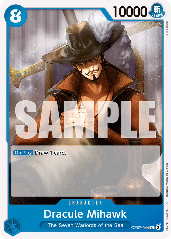 One Piece Card Game: Dracule Mihawk - EN - OP07-044 (500 Years in The Future, C)