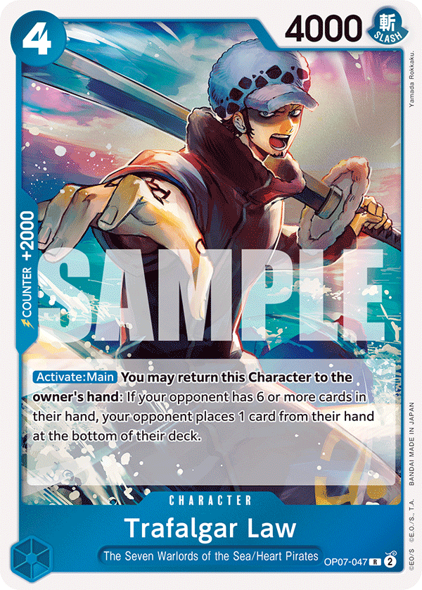 One Piece Card Game: Trafalgar Law - EN - OP07-047 (500 Years in The Future, R)