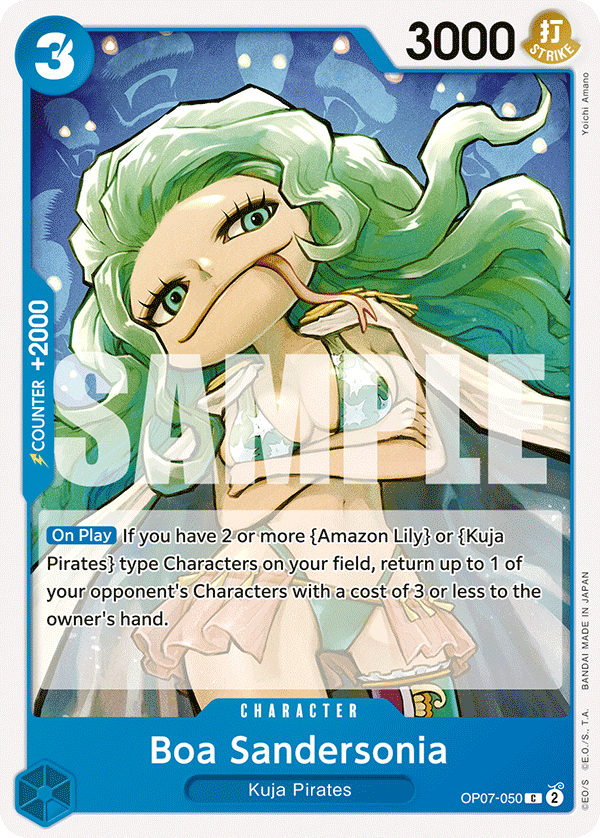 One Piece Card Game: Boa Sandersonia - EN - OP07-050 (500 Years in The Future, C)