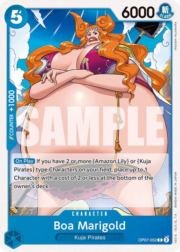 One Piece Card Game: Boa Marigold - EN - OP07-052 (500 Years in The Future, C)