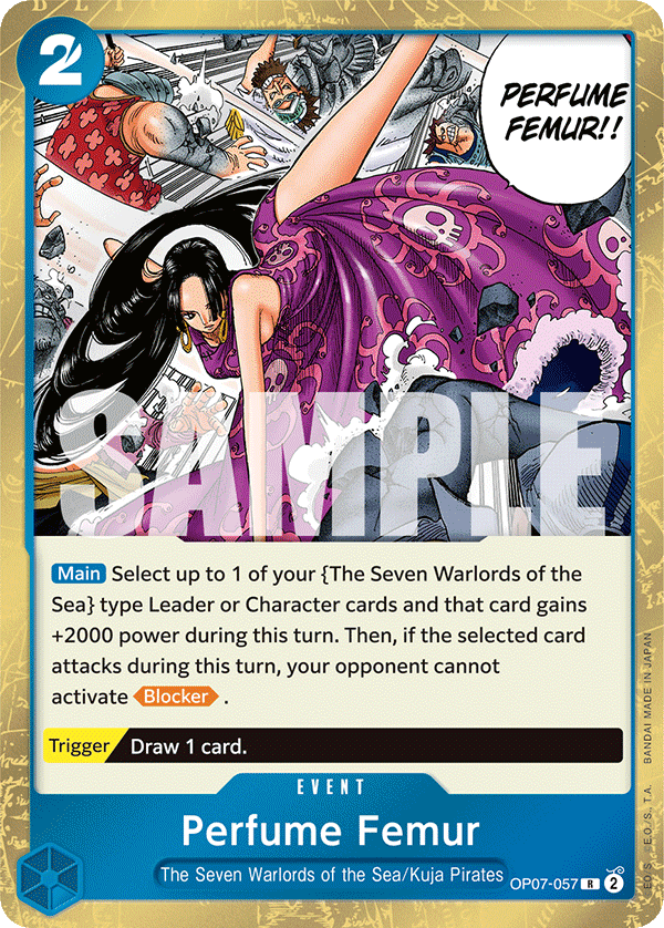 One Piece Card Game: Perfume Femur - EN - OP07-057 (500 Years in The Future, R)