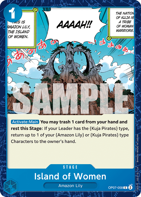 One Piece Card Game: Island of Women - EN - OP07-058 (500 Years in The Future, C)