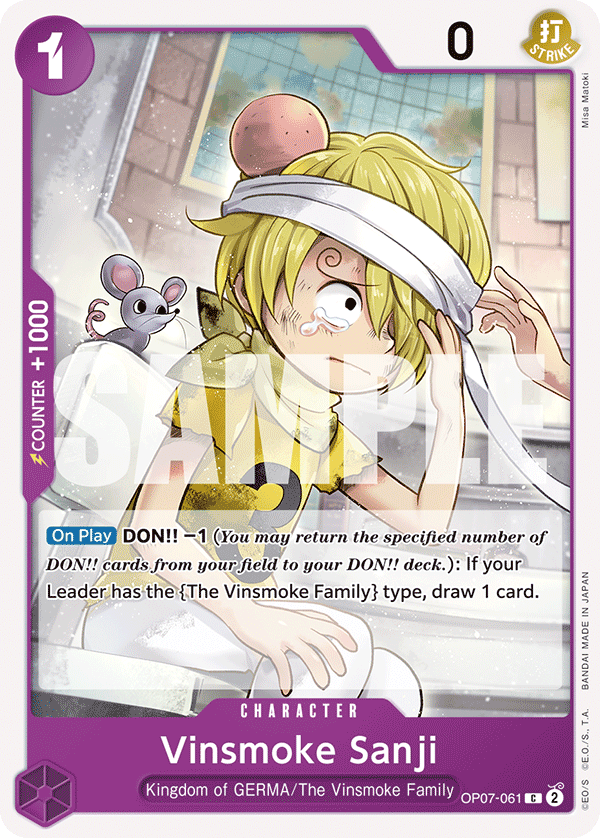 One Piece Card Game: Vinsmoke Sanji - EN - OP07-061 (500 Years in The Future, C)
