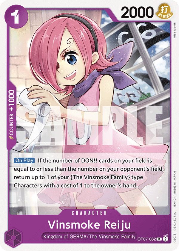 One Piece Card Game: Vinsmoke Reiju - EN - OP07-062 (500 Years in The Future, C)
