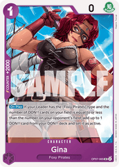 One Piece Card Game: Gina - EN - OP07-065 (500 Years in The Future, UC)